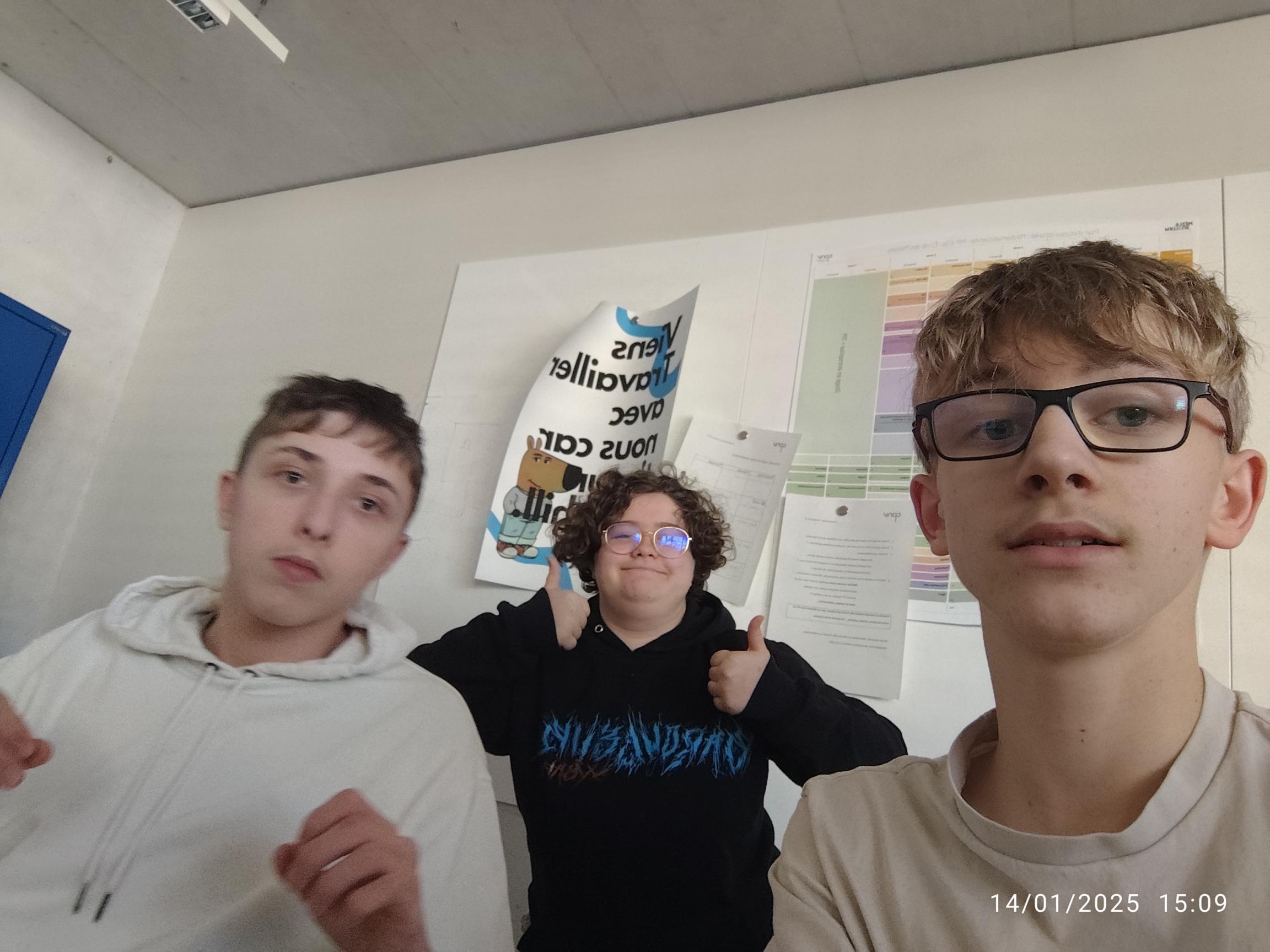 moi avec mes collègues